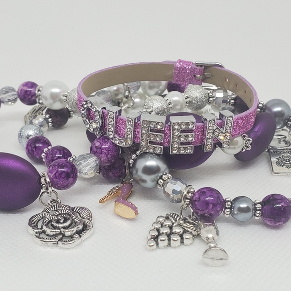 Beautiful ladies stack bracelet set - Picture 7 of 7